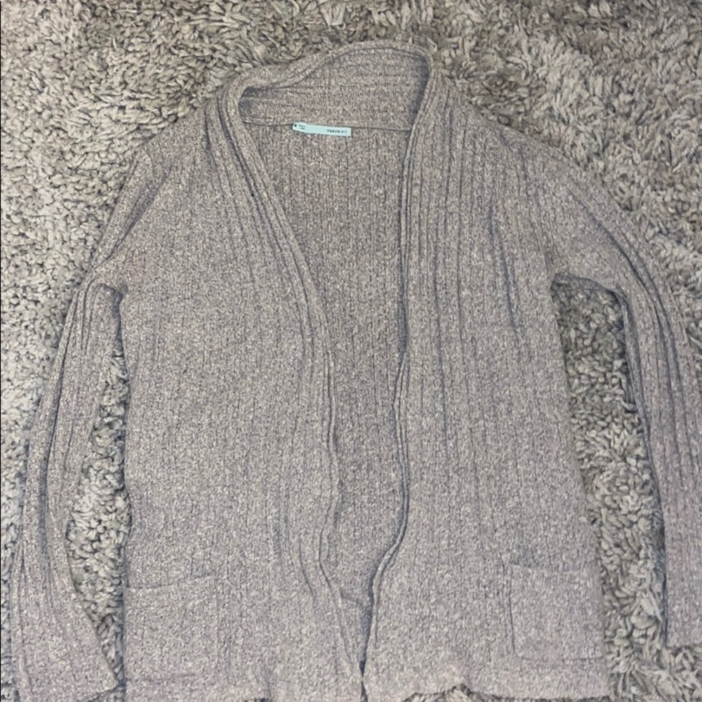 Grey chunky cardigan